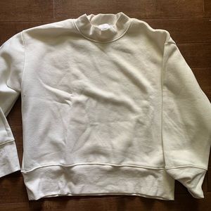 Oak + Fort mock neck sweat - o/s